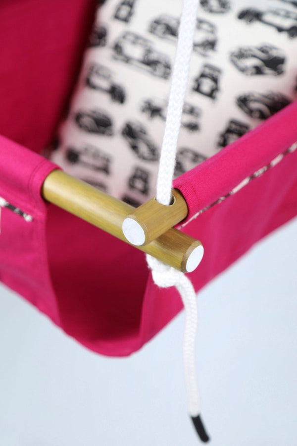 Buy Baby-Toddler Swing - Fuschia Taxi | Shop Verified Sustainable Products on Brown Living