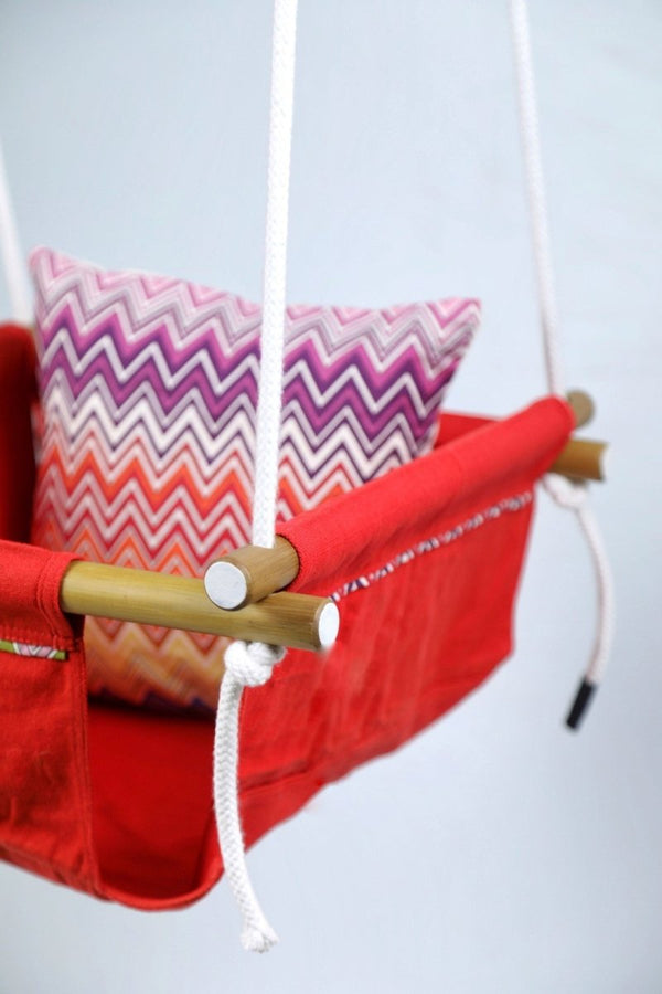 Buy Baby-Toddler Swing - Vermillion Rainbow | Shop Verified Sustainable Products on Brown Living