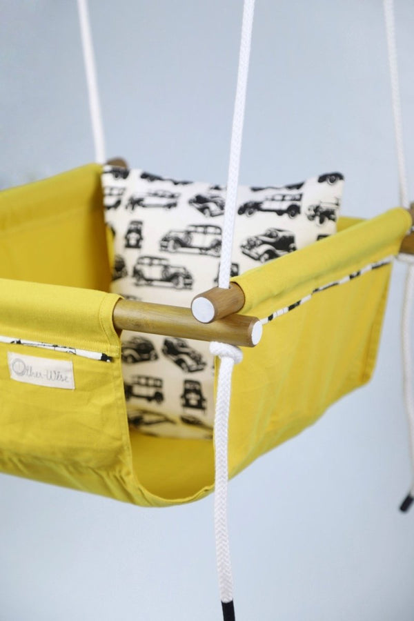 Buy Baby-Toddler Swing - Yellow Taxi | Shop Verified Sustainable Products on Brown Living
