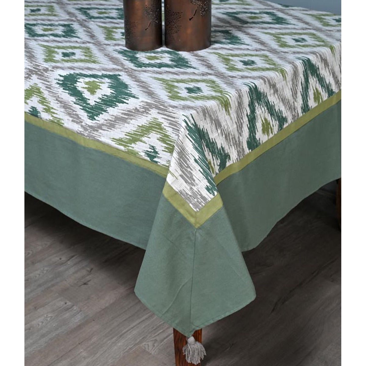 Back To Nature Cotton Table Cover (8/10 Seater) | Verified Sustainable by Brown Living™