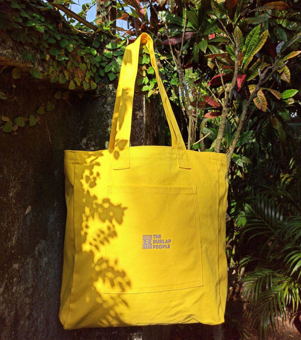 Buy Bag for Life - Daffodil Yellow Canvas Tote | Shop Verified Sustainable Tote Bag on Brown Living™