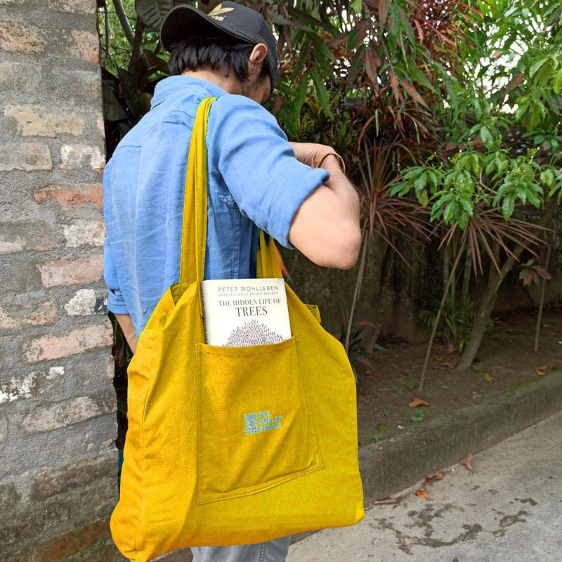 Buy Bag for Life - Daffodil Yellow Canvas Tote | Shop Verified Sustainable Products on Brown Living