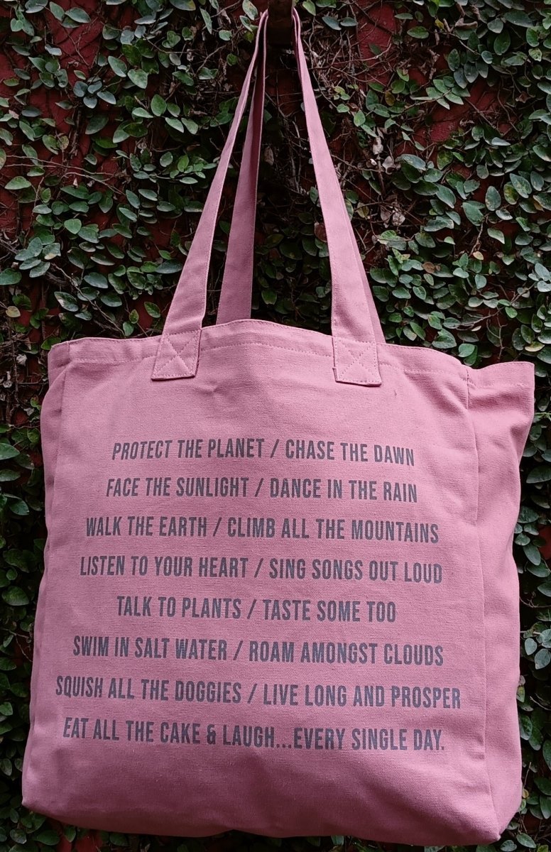 Buy Bag for Life- Dusty Rose Canvas Tote | Shop Verified Sustainable Tote Bag on Brown Living™