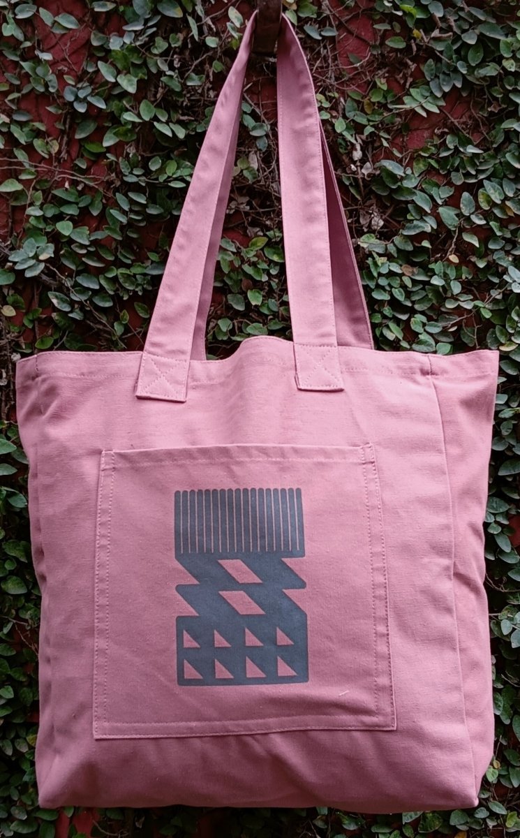 Buy Bag for Life- Dusty Rose Canvas Tote | Shop Verified Sustainable Products on Brown Living