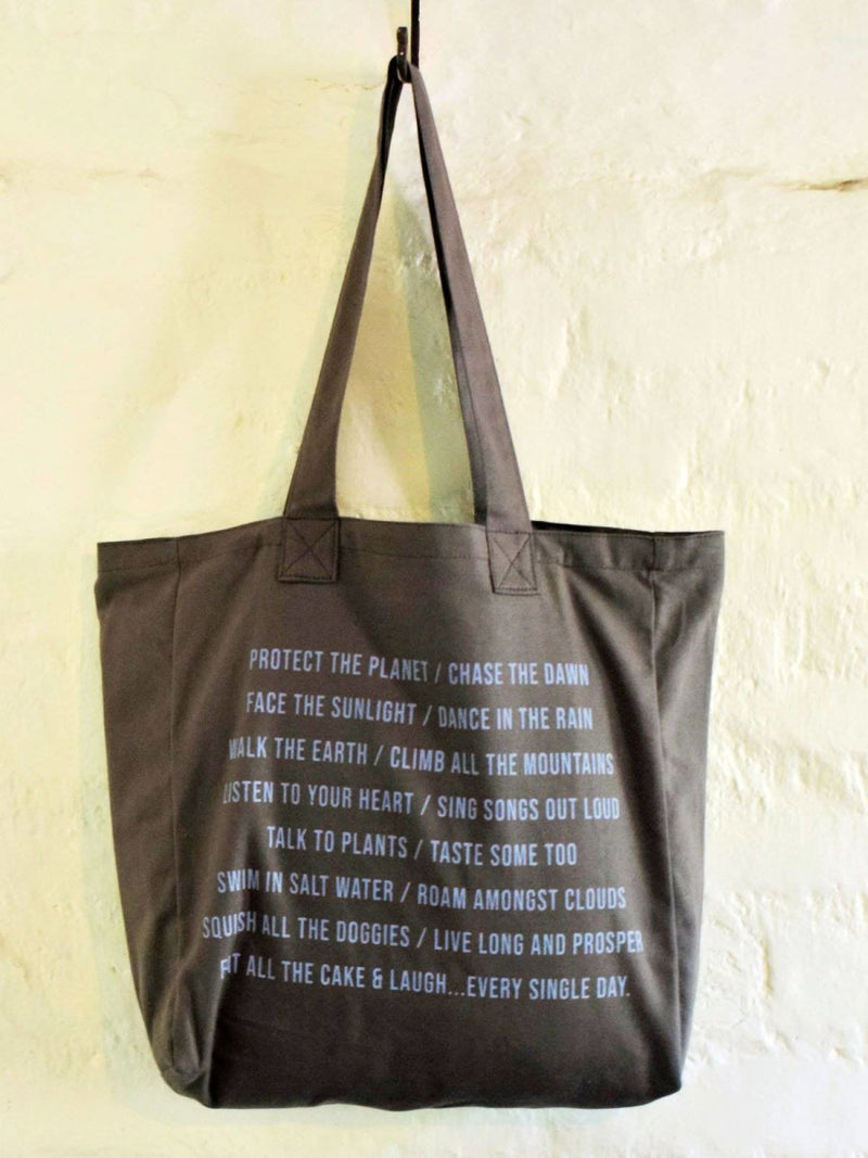 Buy Bag for Life - Elephant Grey Canvas Tote | Shop Verified Sustainable Products on Brown Living