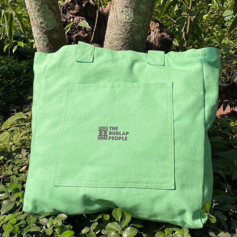 Buy Bag for Life - Mint Green Canvas Tote | Shop Verified Sustainable Products on Brown Living