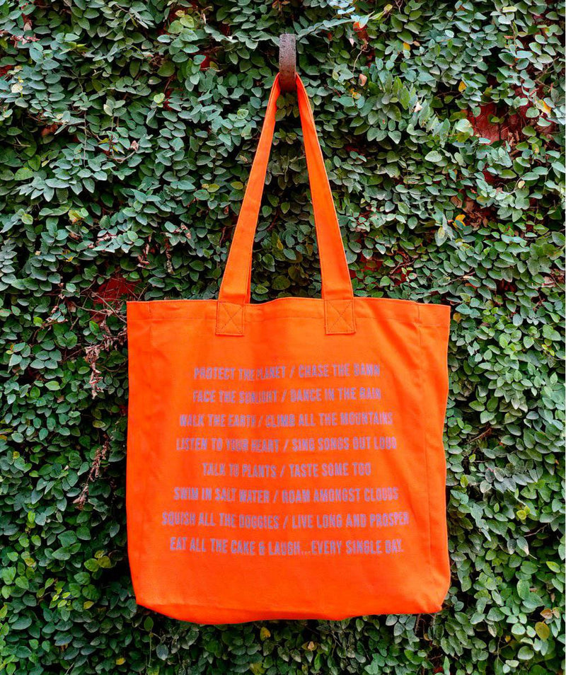 Buy Bag for Life - Reclaiming Saffron Canvas Tote | Shop Verified Sustainable Products on Brown Living