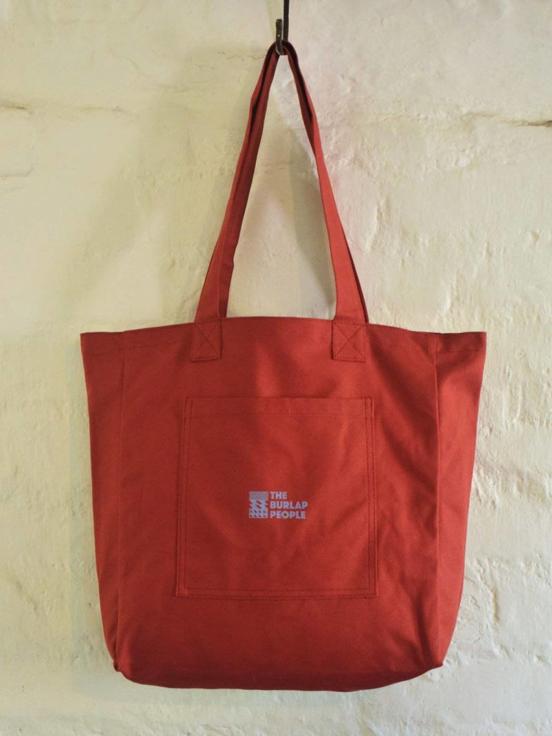 Buy Bag for Life - Rust Red Canvas Tote | Shop Verified Sustainable Products on Brown Living