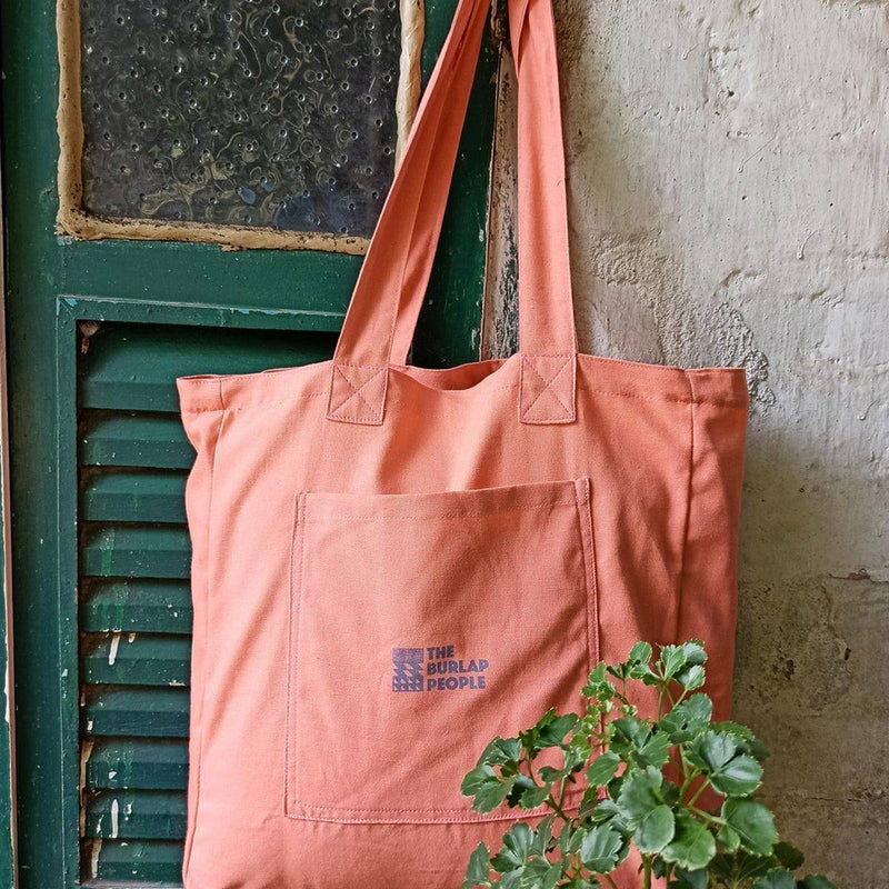 Buy Bag for Life - Salmon Canvas Tote | Shop Verified Sustainable Products on Brown Living