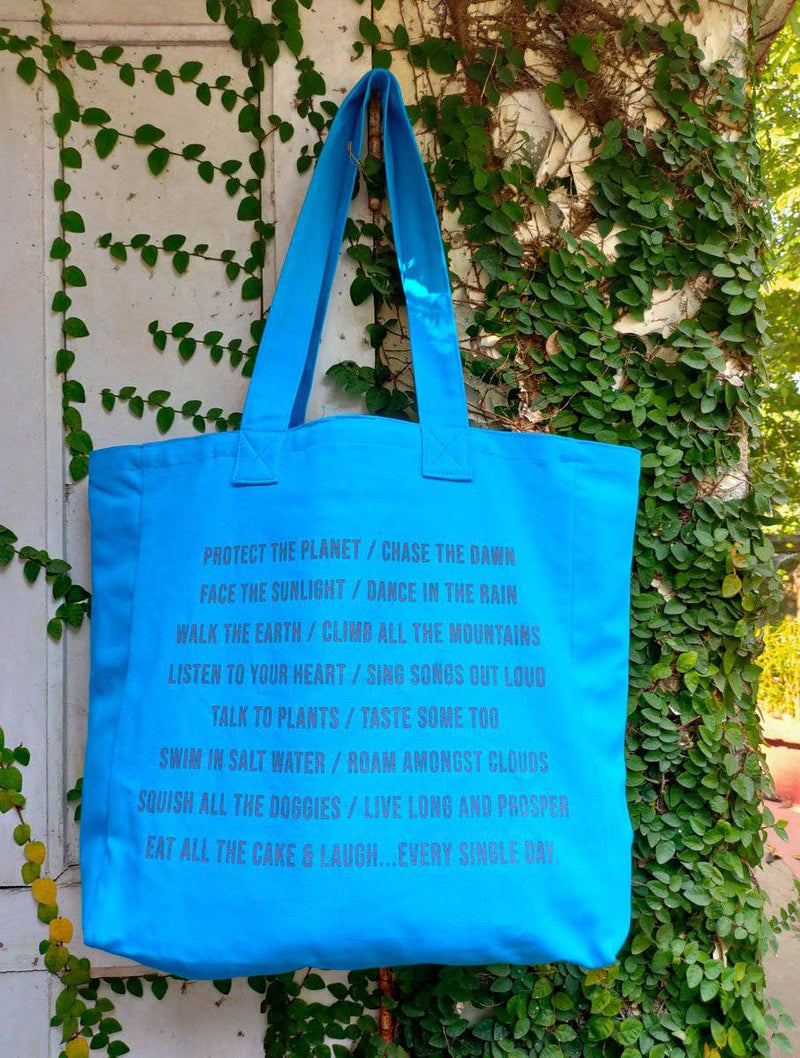 Buy Bag for Life - Venus Blue Canvas Tote | Shop Verified Sustainable Tote Bag on Brown Living™