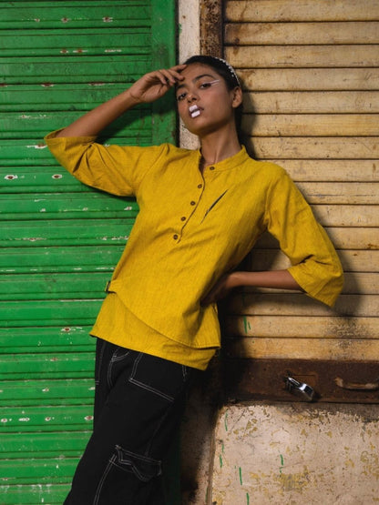 Bag It Shirt | 100% Handwoven Cotton Fabric | Verified Sustainable by Brown Living™