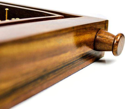 Wooden Bagatelle Traditionally Crafted Tabletop Pinball Game – Learning & Educational Toys on Brown Living™. SKU: 1135. Img 5.