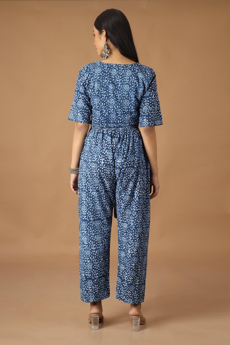 Buy Bagh Dabu Indigo Co-ordinated Set | Shop Verified Sustainable Womens Co-ord Set on Brown Living™