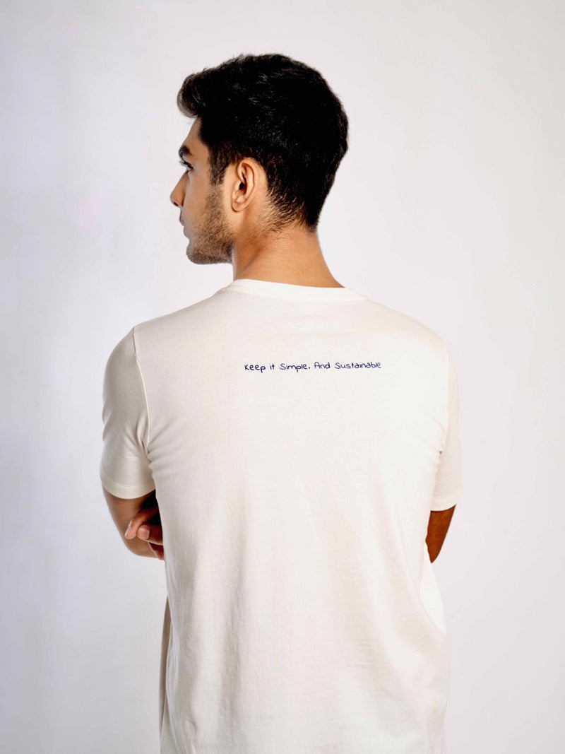 Balance- 100 % Organic Cotton Unisex T-shirt - White | Verified Sustainable Womens T-Shirt on Brown Living™