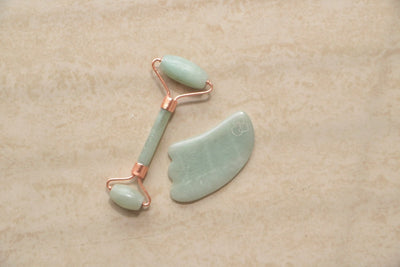 Balance Jade Crystal Stone Kit – Massager on Brown Living™. SKU: Lamina - 2. Img 3.