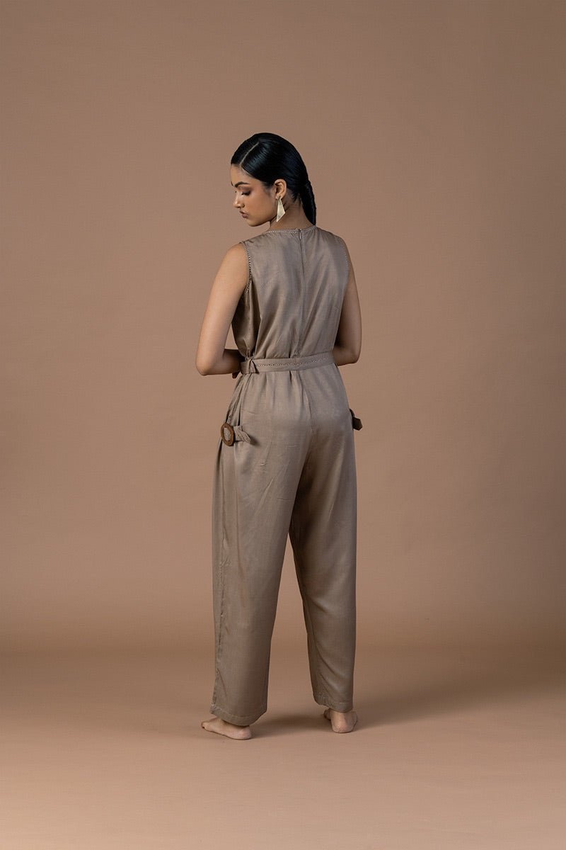 Buy Baleeqh Viscose Jumpsuit | Shop Verified Sustainable Products on Brown Living