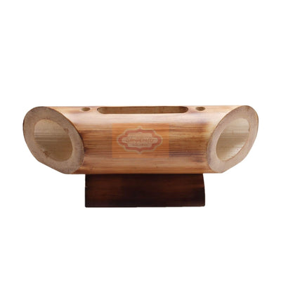 Bamboo Amplifier & Mobile Stand for Office Desk and Home Decor – Desk Accessories on Brown Living™. SKU: 1281. Img 4.