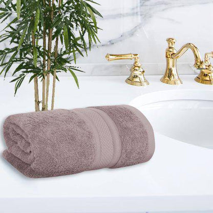 Bamboo Bath Towel Absorbent Super Soft 600 GSM - Grape Large | Verified Sustainable by Brown Living™