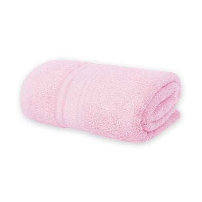 Bamboo Bath Towel Absorbent Super Soft 600 GSM - Pink Large | Verified Sustainable by Brown Living™