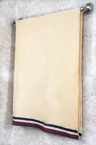 Bamboo Bath Towel – Bath Linens on Brown Living™. SKU: BTTOWELSTP51. Img 1.