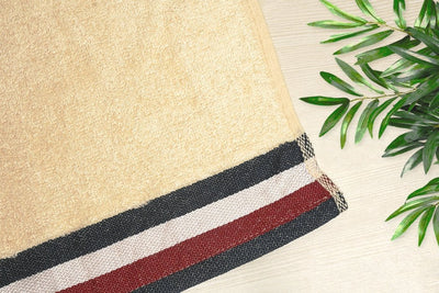 Bamboo Bath Towel – Bath Linens on Brown Living™. SKU: BTTOWELSTP51. Img 3.
