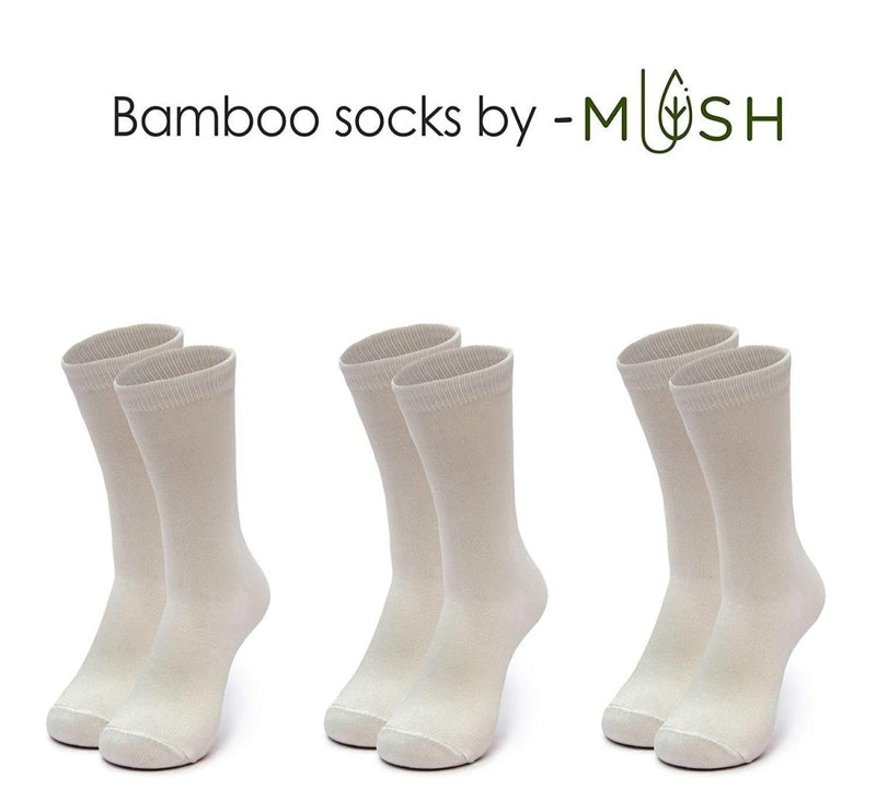 Buy Bamboo Calf Length Formal Socks [Pack of 3,4] - Breathable, Anti Odor, Soft | Shop Verified Sustainable Mens Socks on Brown Living™