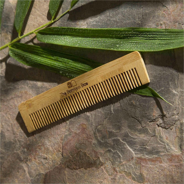 Buy Bamboo Comb | Non Static & Sleek Travel Comb | Pocket Size & Travel Friendly Bamboo Comb | Shop Verified Sustainable Hair Comb on Brown Living™