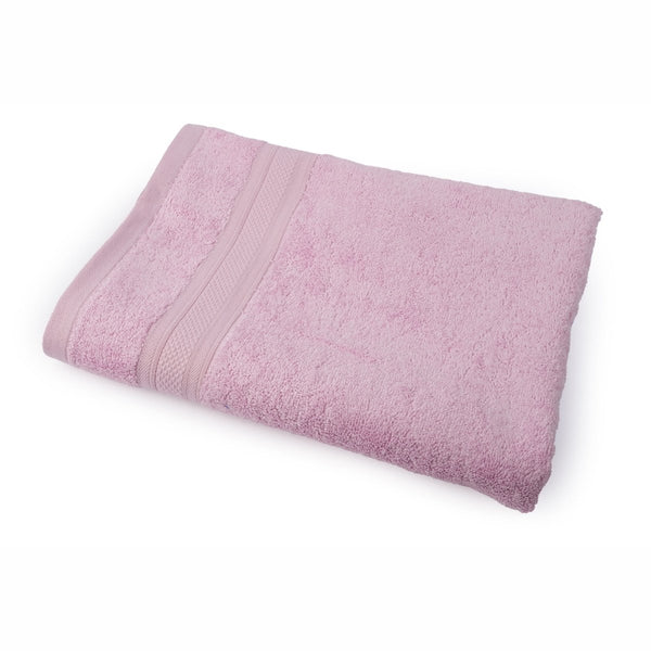 Buy Bamboo Cotton Bath Towels And Hand Towels Set of 2 Light Pink | Shop Verified Sustainable Bath Linens on Brown Living™