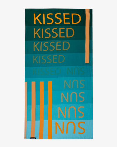 Bamboo & Cotton Blend Printed Bath Towel | Sun Kissed – Bath Linens on Brown Living™. SKU: PBT008. Img 1.