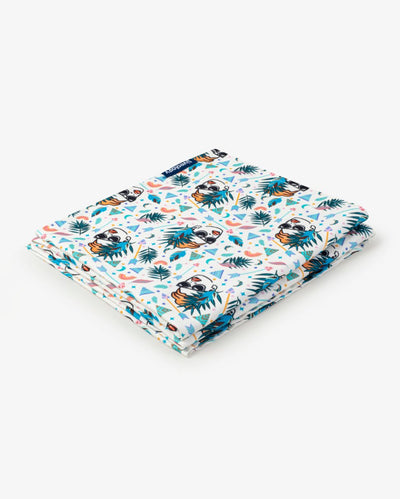 Bamboo & Cotton Blend Printed Beach & Bath Towel | Boho Lady – Bath Linens on Brown Living™. SKU: PBT013. Img 5.