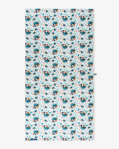 Bamboo & Cotton Blend Printed Beach & Bath Towel | Boho Lady – Bath Linens on Brown Living™. SKU: PBT013. Img 1.