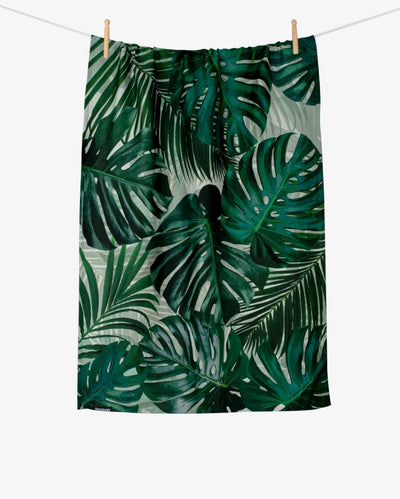 Bamboo & Cotton Blend Printed Beach Towel | Tropical Lust – Bath Linens on Brown Living™. SKU: PBT010. Img 6.