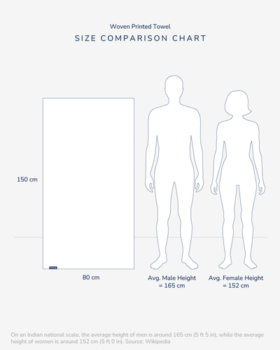 Bamboo & Cotton Blend Printed BeachTowel | Kaleido Summer – Bath Linens on Brown Living™. SKU: PBT015. Img 7.