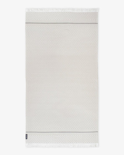 Bamboo & Cotton Blend Woven Bath Towel | Chequerboard – Bath Linens on Brown Living™. SKU: WBT005. Img 1.