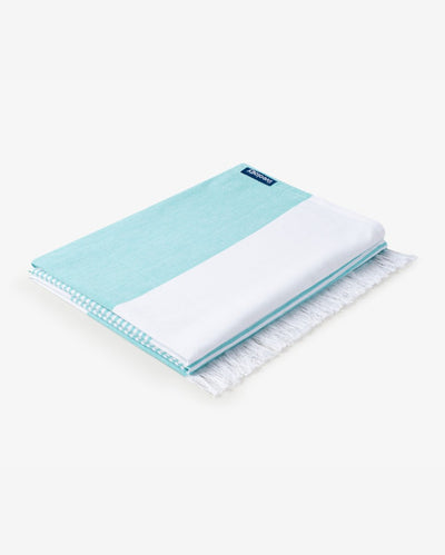 Bamboo & Cotton Blend Woven Bath Towels | Bali Green – Bath Linens on Brown Living™. SKU: WBT0015. Img 5.