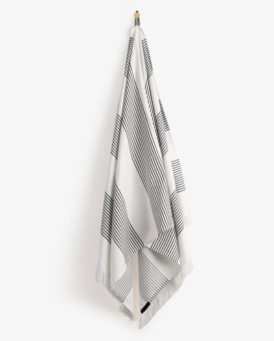 Bamboo & Cotton Blend Woven Beach Towel | Sandbar – Bath Linens on Brown Living™. SKU: WBT010. Img 4.