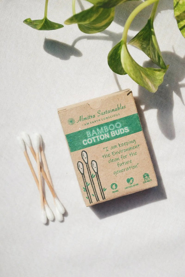 Buy Bamboo Cotton Buds | Shop Verified Sustainable Ear Buds on Brown Living™
