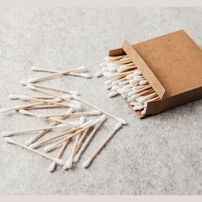 Buy Bamboo Cotton Ear Swabs - Pack of 2 | Shop Verified Sustainable Products on Brown Living