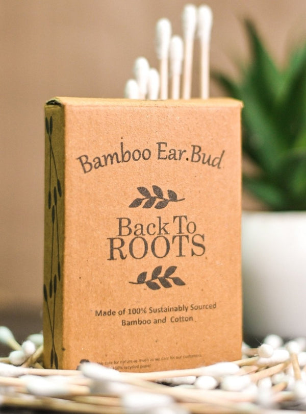 Buy Bamboo Cotton Earbuds | 160 sticks & 320 cotton swabs | Shop Verified Sustainable Ear Buds on Brown Living™