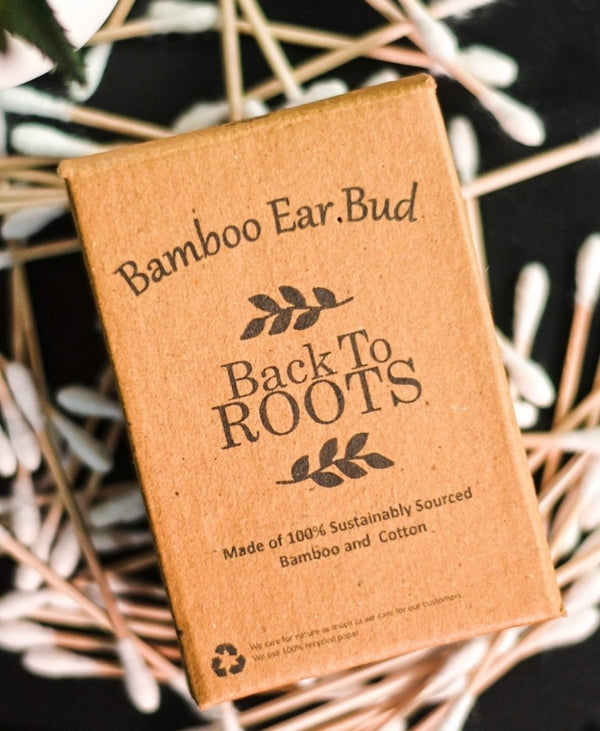 Buy Bamboo Cotton Earbuds | 320 sticks & 640 cotton swabs | Shop Verified Sustainable Ear Buds on Brown Living™