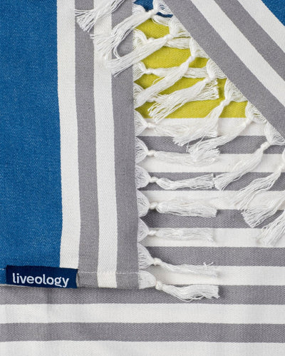 Bamboo & Ctton Blend Woven Everyday Bath Towel | Santorini – Bath Linens on Brown Living™. SKU: WBT006. Img 2.