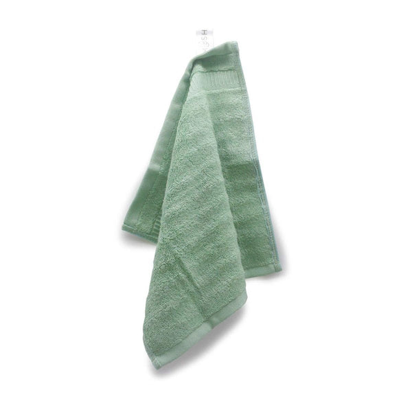 Buy Bamboo-derived Rayon Face Towel - Set of 3, Olive Green | Shop Verified Sustainable Products on Brown Living