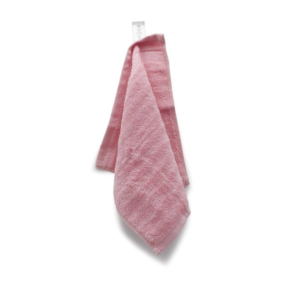 Buy Bamboo-derived Rayon Face Towel - Set of 3, Pink | Shop Verified Sustainable Bath Linens on Brown Living™
