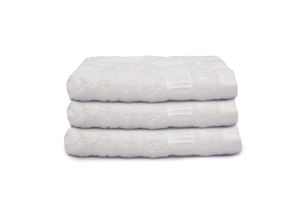 Buy Bamboo-derived Rayon Face Towel -Set of 3, White | Shop Verified Sustainable Bath Linens on Brown Living™