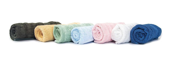 Buy Bamboo-derived Rayon Face Towel-Set of 7, Assorted Colour | Shop Verified Sustainable Bath Linens on Brown Living™
