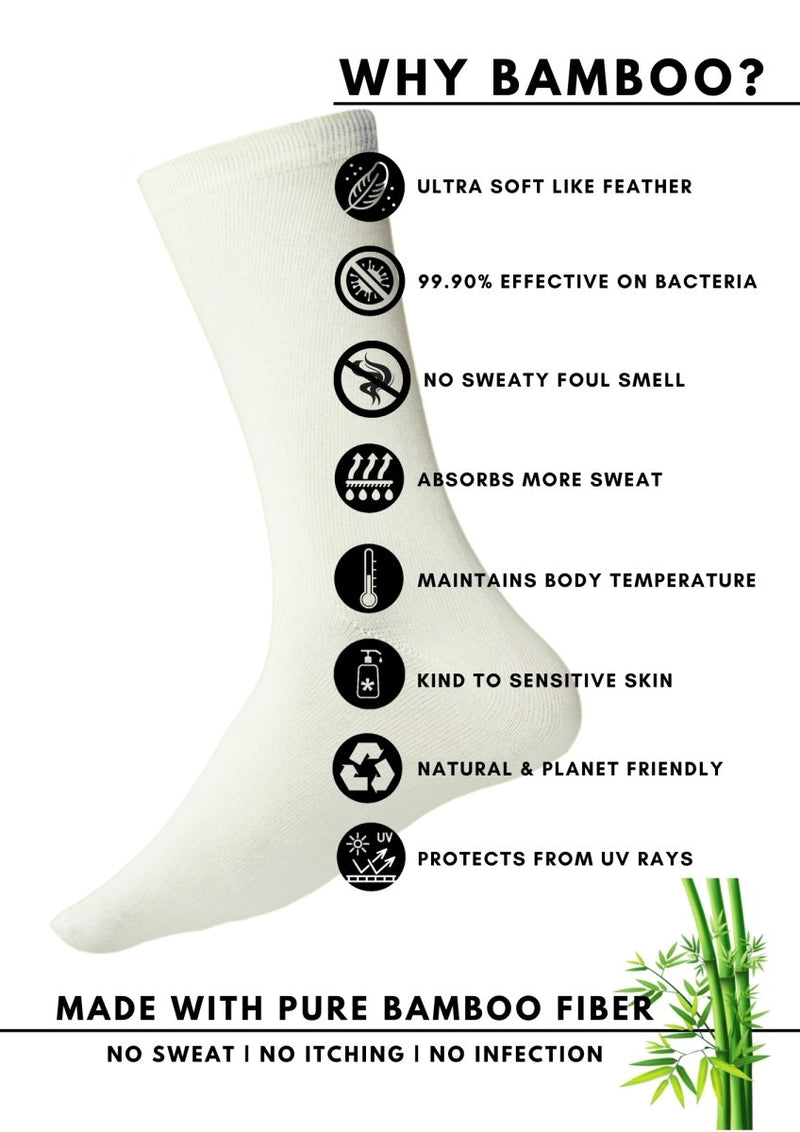 Buy Bamboo Fabric Ankle Length Socks Pack of 2 | Shop Verified Sustainable Products on Brown Living
