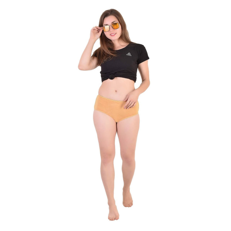 Buy Bamboo Fabric Mid Rise Underwear Pack of 2 | Shop Verified Sustainable Products on Brown Living