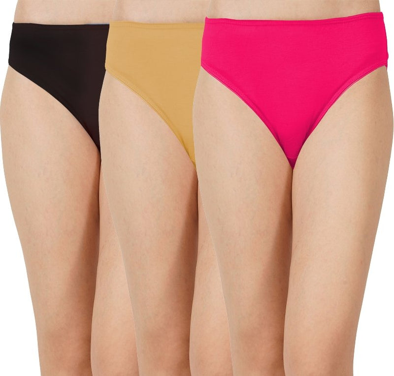 Buy Bamboo Fabric Panty Set For Girls | Pack of 3 | Shop Verified Sustainable Kids Inner Wear on Brown Living™