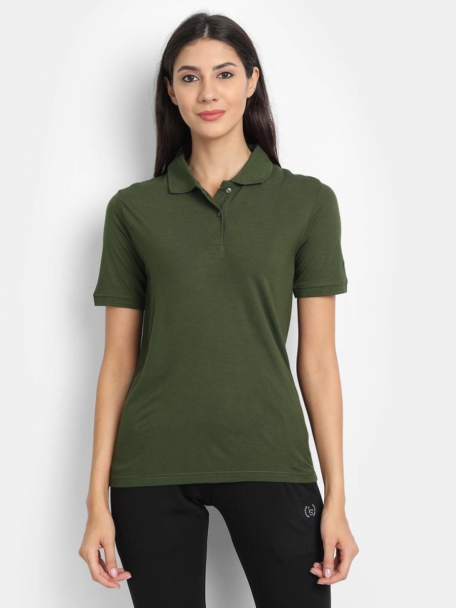 Bamboo Fabric Women's Polo Shirt | Verified Sustainable by Brown Living™