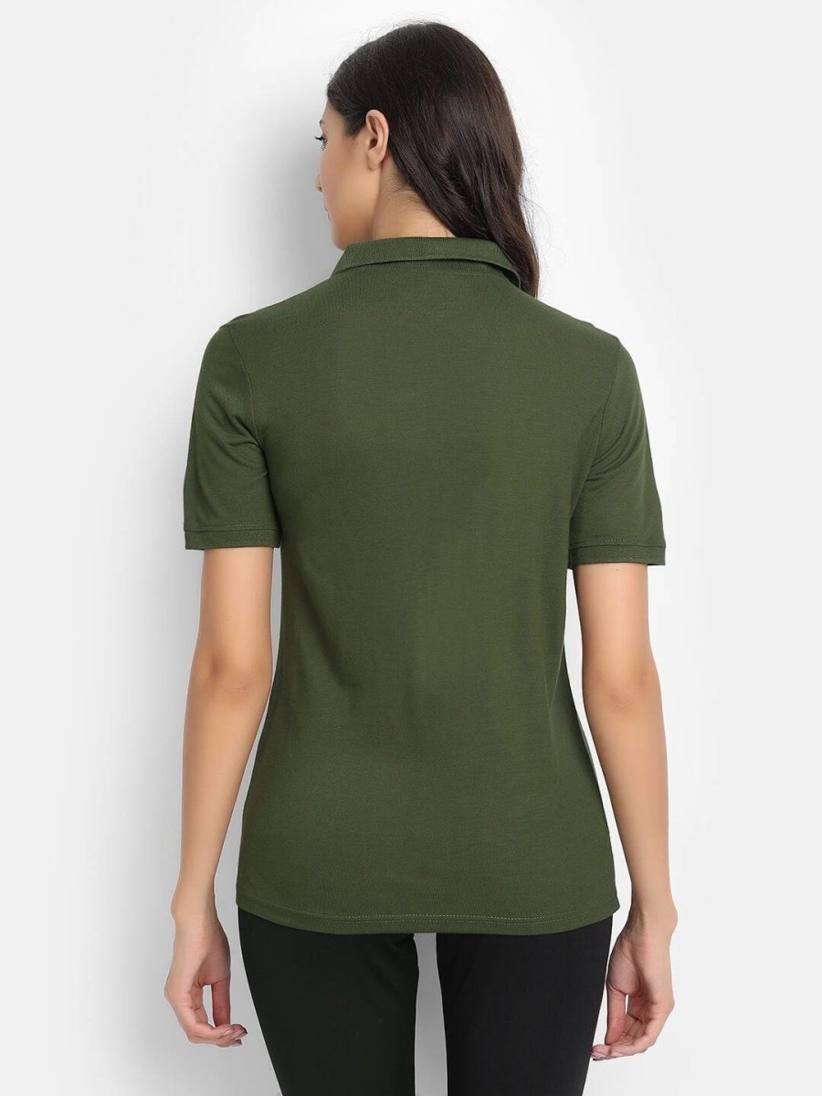 Bamboo Fabric Women's Polo Shirt | Verified Sustainable by Brown Living™